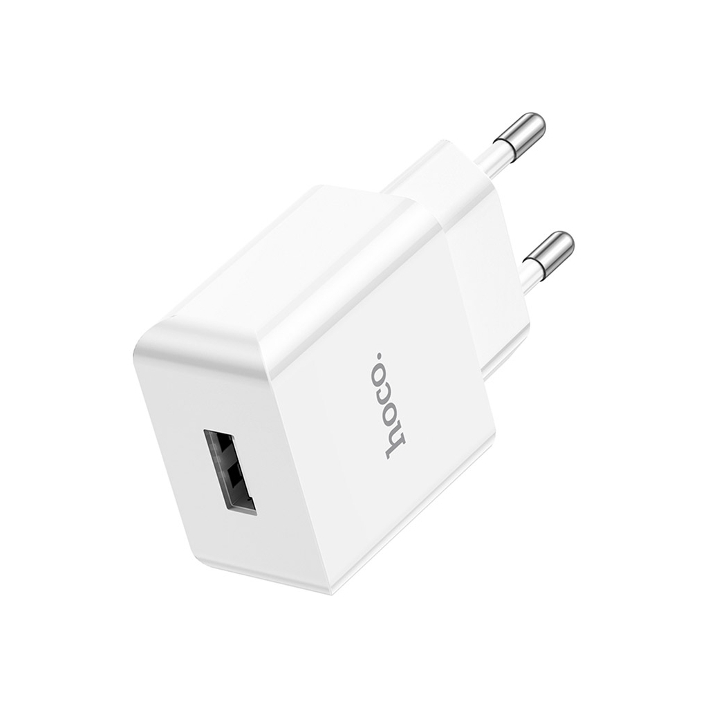 Зарядний пристрій HOCO C106A Leisure USB 10.5W White (6931474783882) - фото 4 Зарядний пристрій HOCO C106A Leisure USB 10.5W White (6931474783882) - фото 4