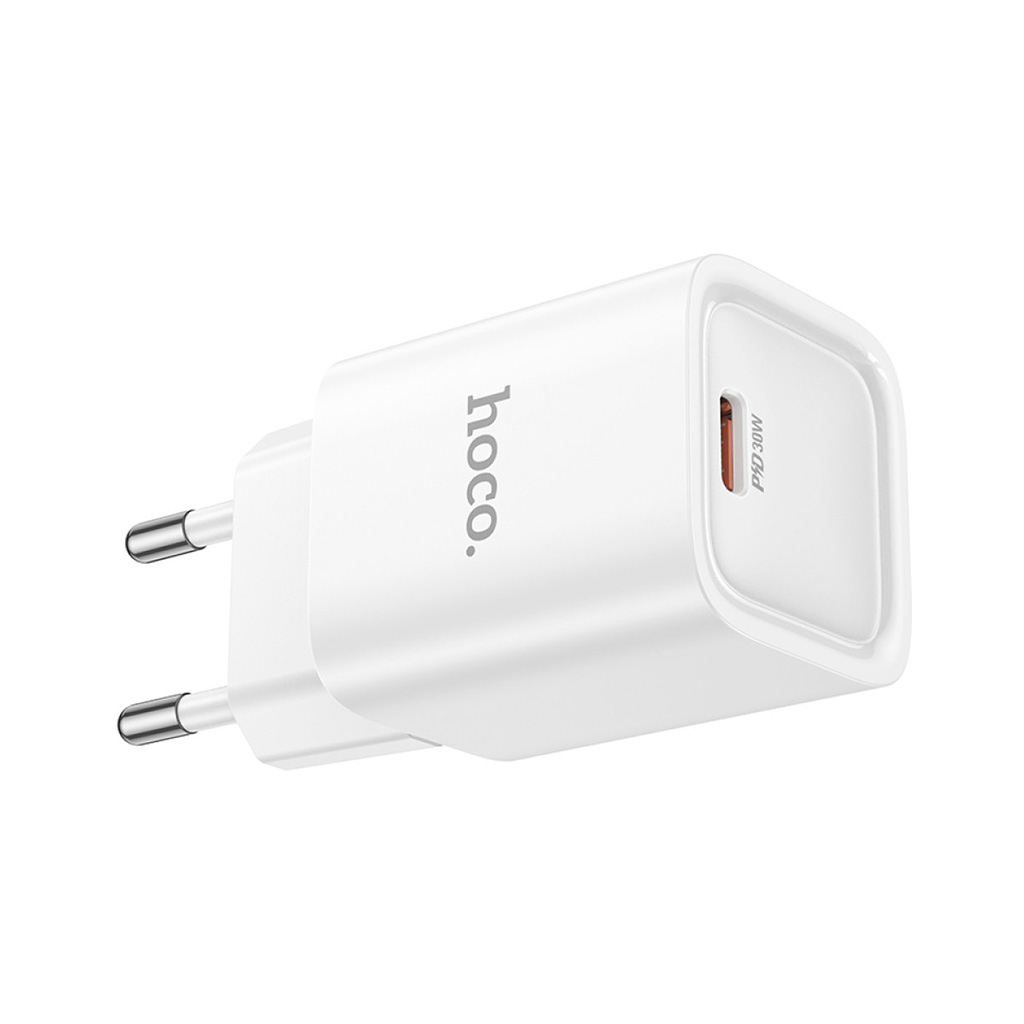 Зарядний пристрій HOCO C148A Charm USB-C PD30W White (6942007630306) - фото 4 Зарядний пристрій HOCO C148A Charm USB-C PD30W White (6942007630306) - фото 4
