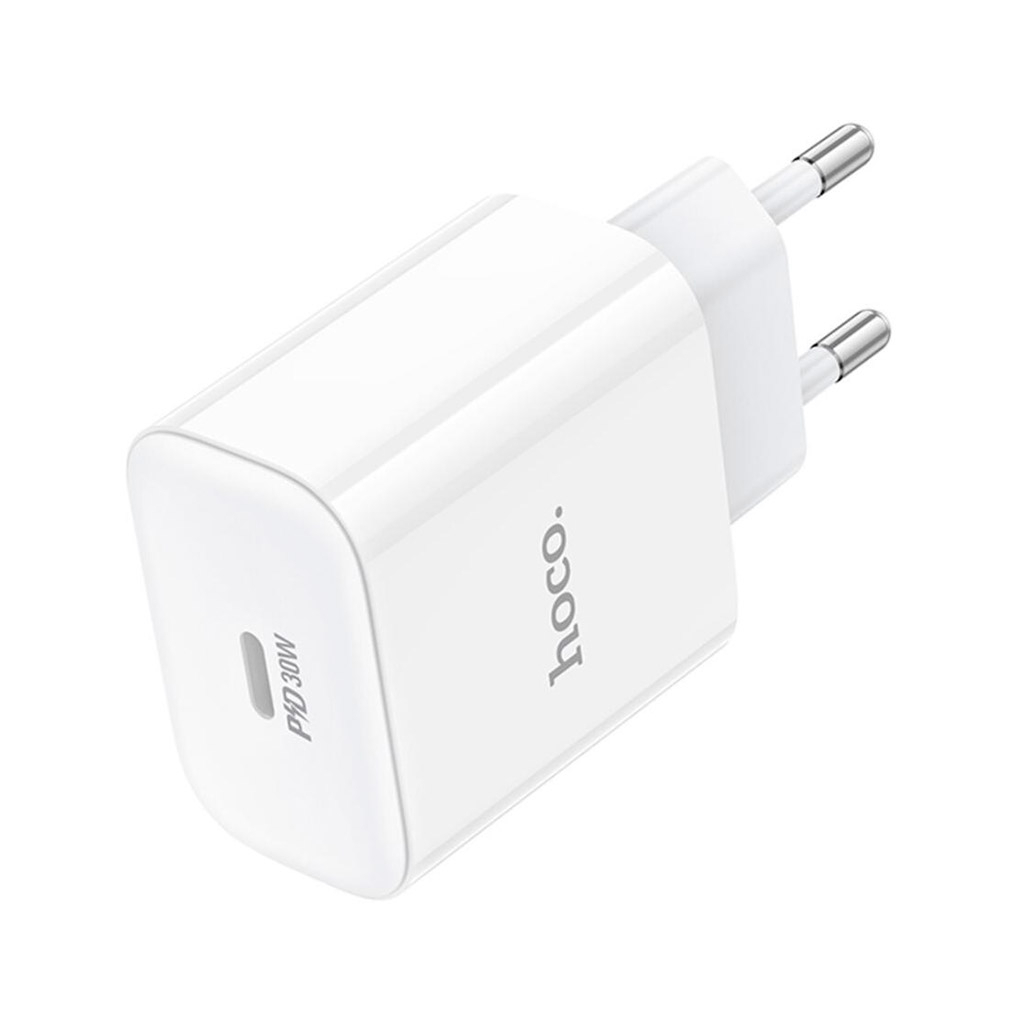 Зарядний пристрій HOCO C76A Pro Majestic USB-C PD30W White (6942007616300) - фото 2 Зарядний пристрій HOCO C76A Pro Majestic USB-C PD30W White (6942007616300) - фото 2
