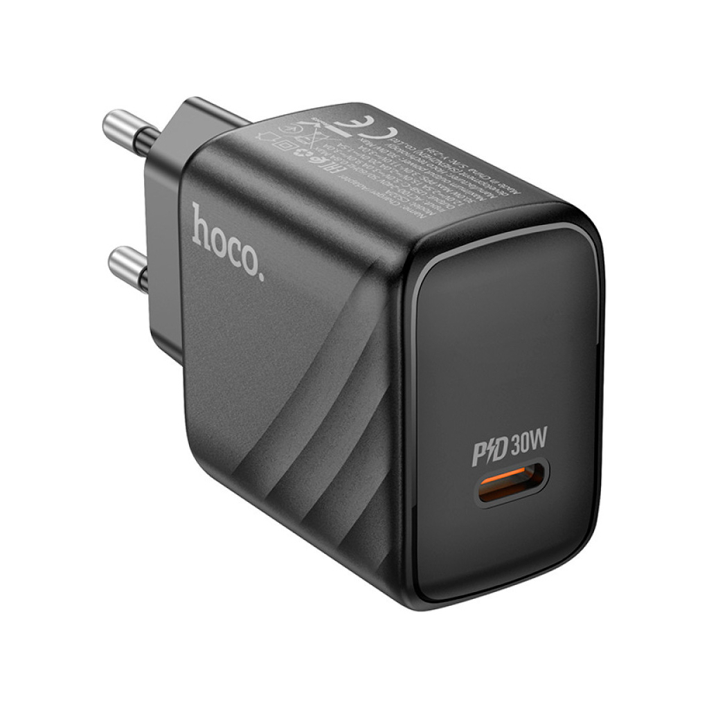 Зарядний пристрій HOCO CS22A Value USB-C PD30W Black (6942007609913) Зарядний пристрій HOCO CS22A Value USB-C PD30W Black (6942007609913)