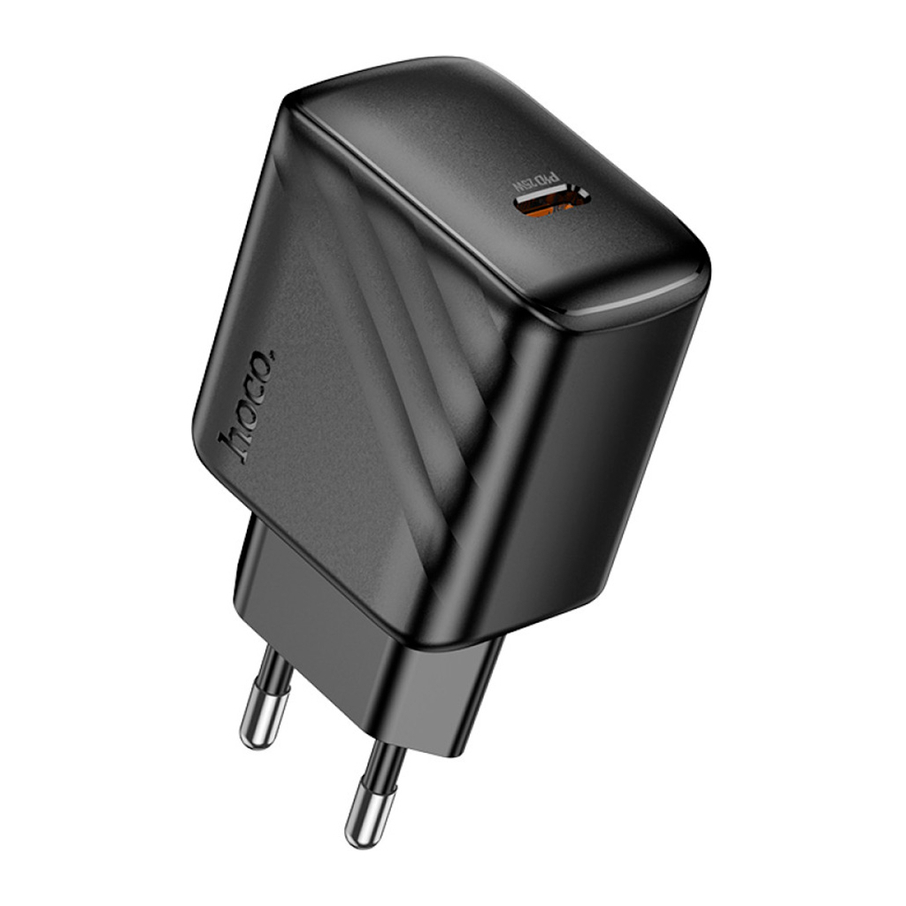 Зарядний пристрій HOCO CS24A Puerto USB-C PD25W Black (6942007639750) Зарядний пристрій HOCO CS24A Puerto USB-C PD25W Black (6942007639750)
