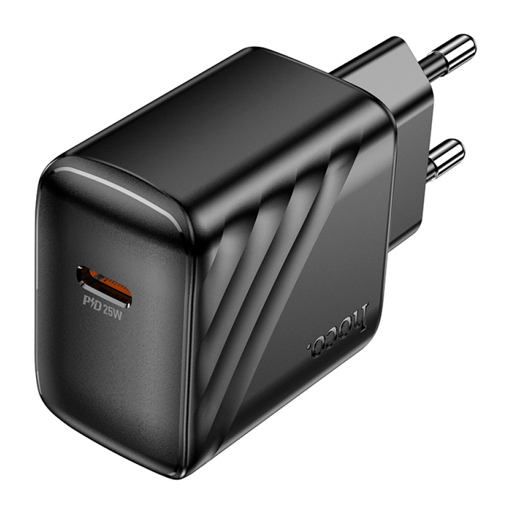 Зарядний пристрій HOCO CS24A Puerto USB-C PD25W Black (6942007639750) - фото 3 Зарядний пристрій HOCO CS24A Puerto USB-C PD25W Black (6942007639750) - фото 3