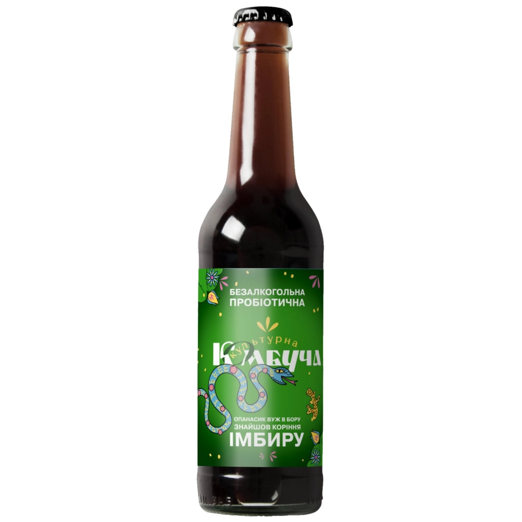 Напій Культурна Комбуча Імбир 330 мл (4820267900044) - фото 1
