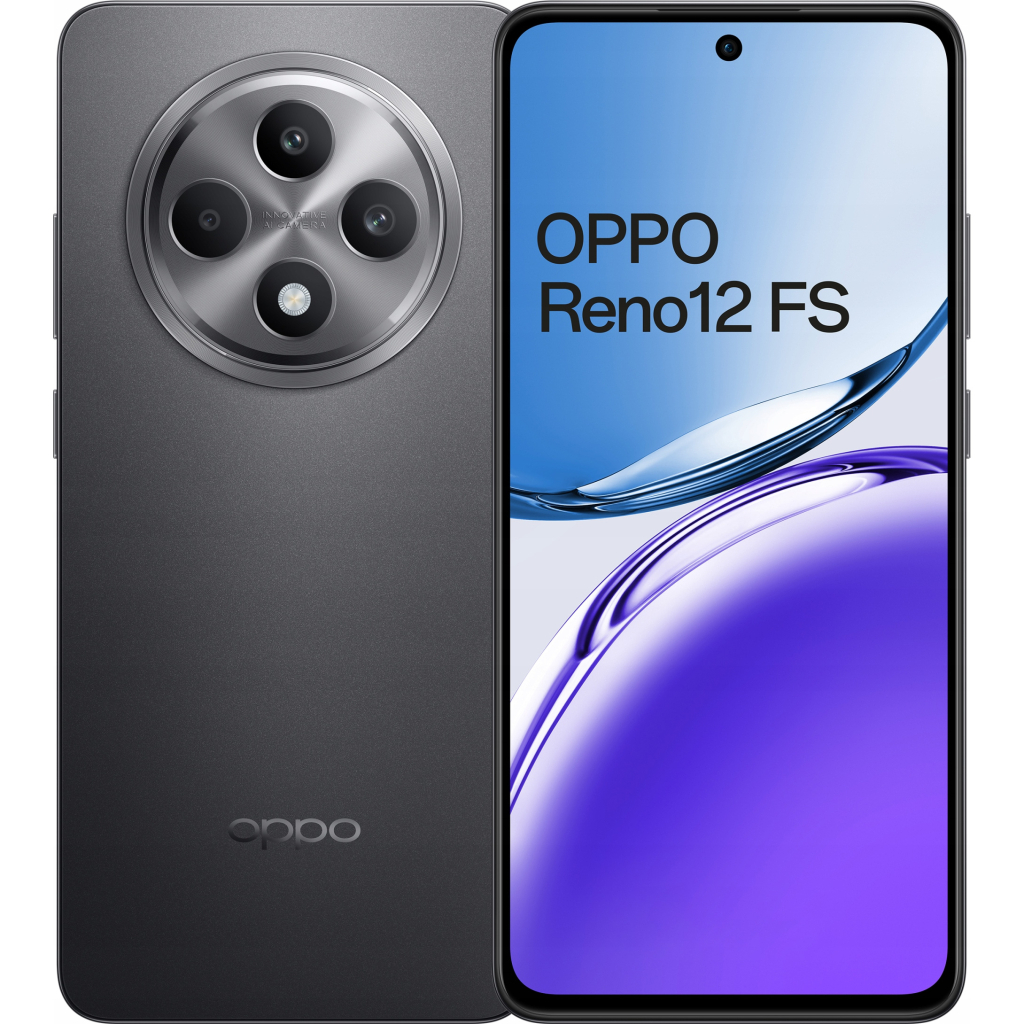 Мобільний телефон Oppo Reno 12 FS 8/512GB Matte Gray (6932169351430) Мобільний телефон Oppo Reno 12 FS 8/512GB Matte Gray (6932169351430)
