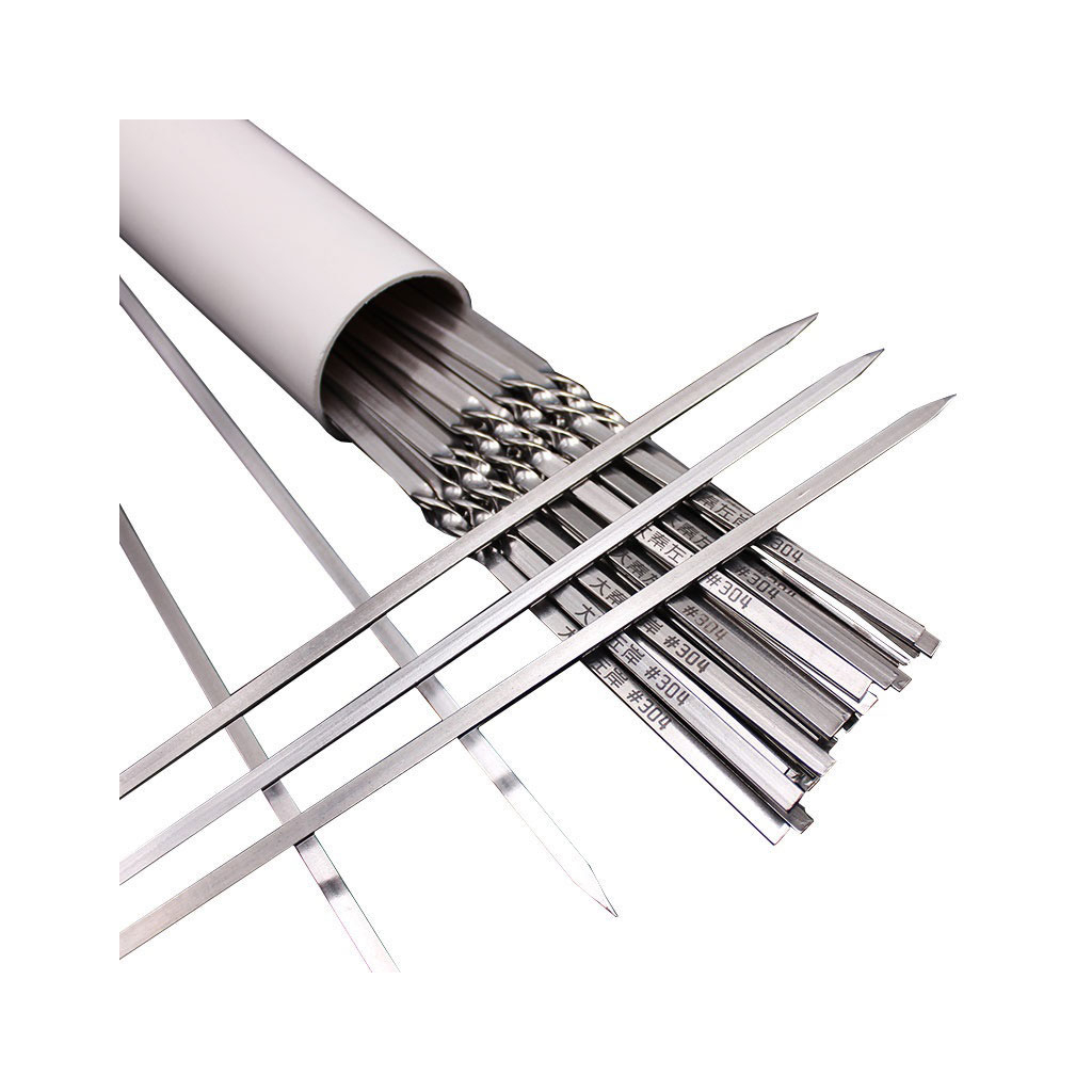 Шампур Voltronic набір 20 шт, довжина 40 см, в тубі (YT-SK40-20) - фото 1