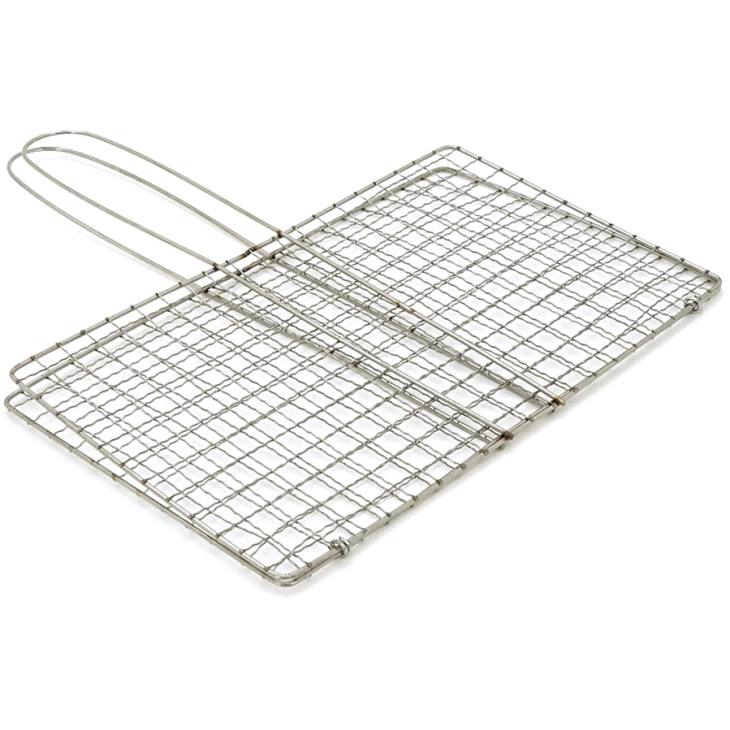 Решітка для гриля Voltronic 28х17 см, ручка 15 см (YT-G28H15) - фото 1