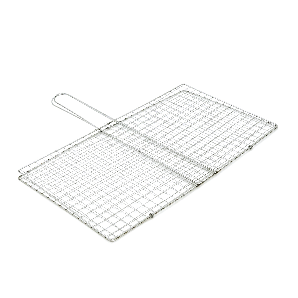 Решітка для гриля Voltronic 40х22 см, ручка 15 см (YT-G40H15) - фото 1