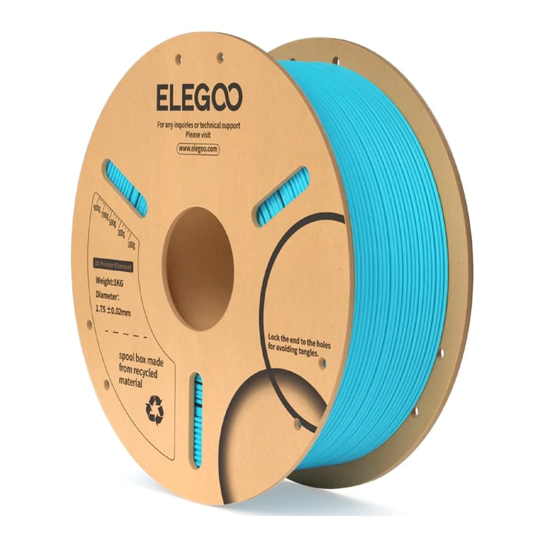 Пластик для 3D-принтера ELEGOO PLA 1кг, 1.75мм, blue sky (50.203.0107)