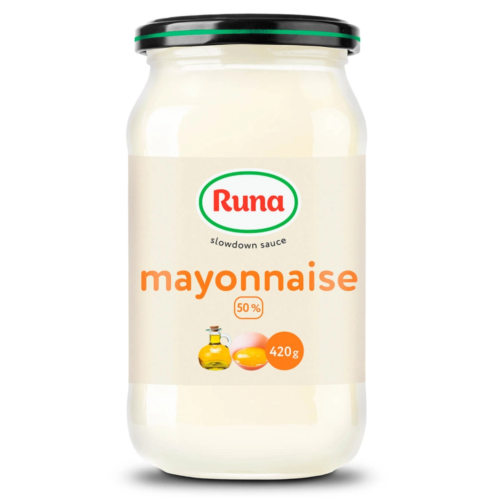 Соус Руна Майонез 50% жиру 420 г (4820015948434) - фото 1