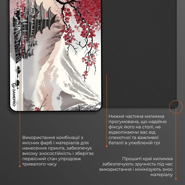 Килимок для мишки GamePro Speed/Control Gray-Pink (MP085JS) - фото 5