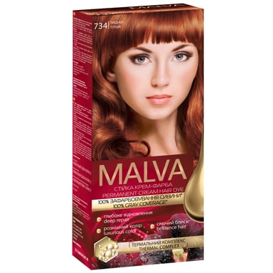 Фарба для волосся Acme Color Malva Color Revive Стійка 734 - Мідний (4823115502889) - фото 1