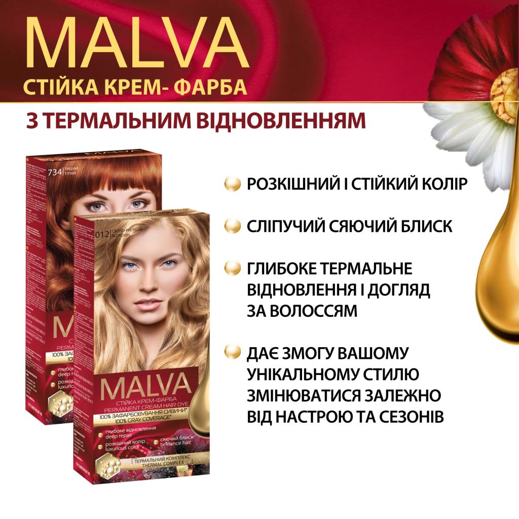 Фарба для волосся Acme Color Malva Color Revive Стійка 061 - Молочний шоколад (4823115502926) - фото 2 Фарба для волосся Acme Color Malva Color Revive Стійка 061 - Молочний шоколад (4823115502926) - фото 2