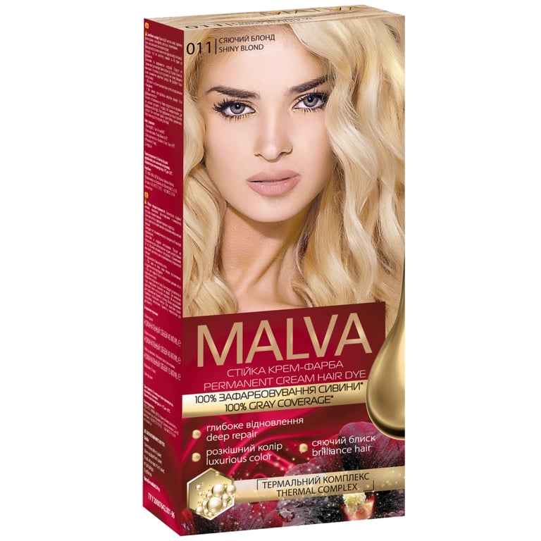 Фарба для волосся Acme Color Malva Color Revive Стійка 011 – Сяючий блонд (4823115502865)