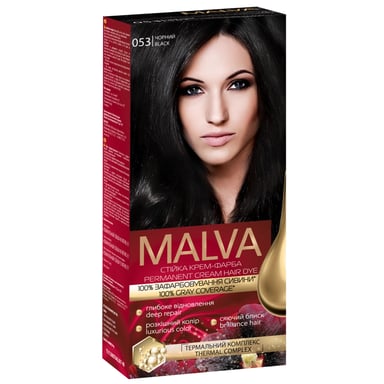 Фарба для волосся Acme Color Malva Color Revive Стійка 053 - Чорний (4823115502902) - фото 1