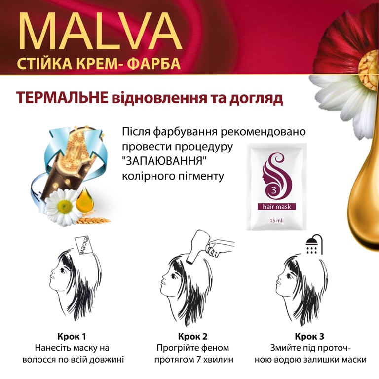 Фарба для волосся Acme Color Malva Color Revive Стійка 053 - Чорний (4823115502902) - фото 4