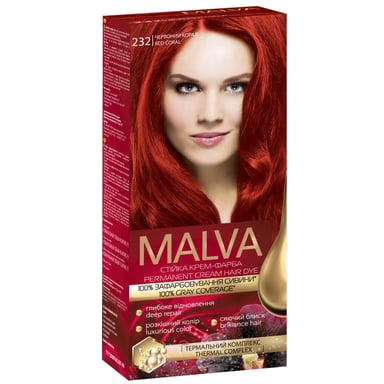 Фарба для волосся Acme Color Malva Color Revive Стійка 232 - Яскраво-червоний (4823115502896) - фото 1