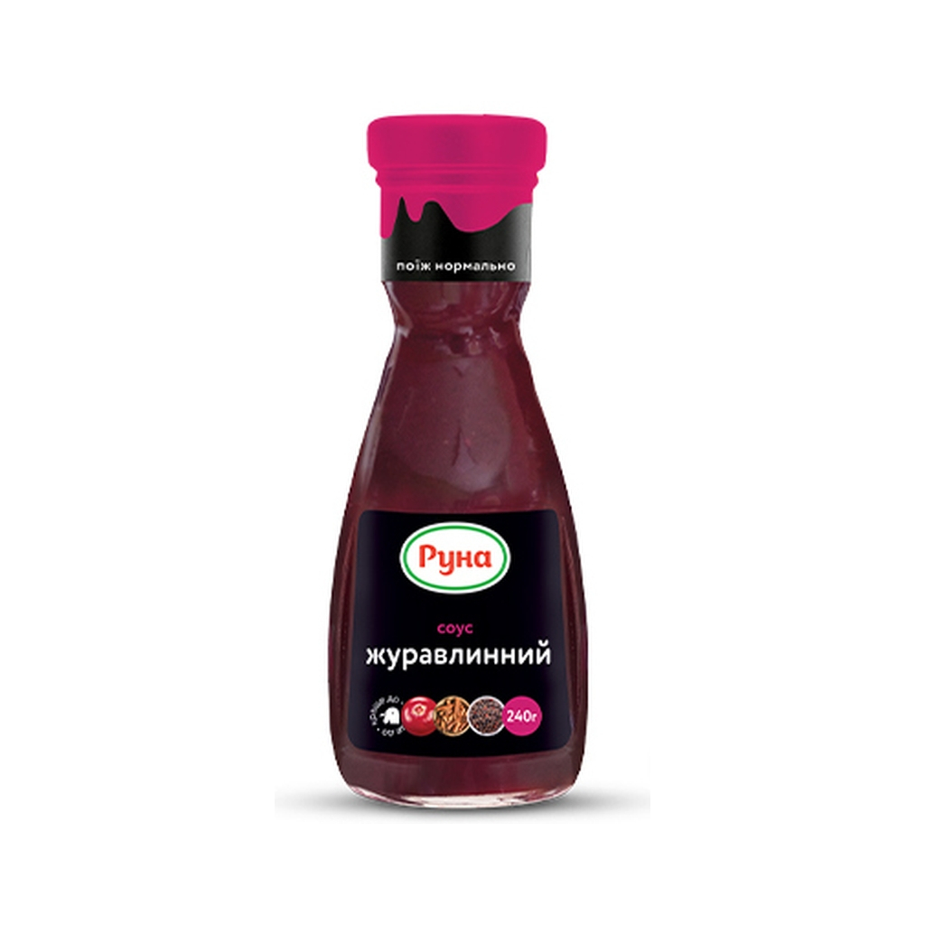 Соус Руна Журавлинний 240 г (4820015949448) - фото 1
