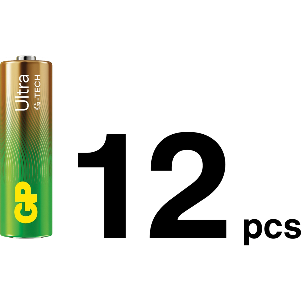 Батарейка Gp AA * 12 + AAA * 12 Ultra Alcaline + fan (4891199233982) - фото 4 Батарейка Gp AA * 12 + AAA * 12 Ultra Alcaline + fan (4891199233982) - фото 4