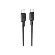 Дата кабель USB-C to USB-C 2.0m 60W Lenny silicone BX113 black BOROFONE (6941991115516) - фото 2