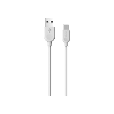 Дата кабель USB 2.0 AM to USB-C 1.0m 2.4A PVC BX14 white BOROFONE (6957531089995) - фото 1