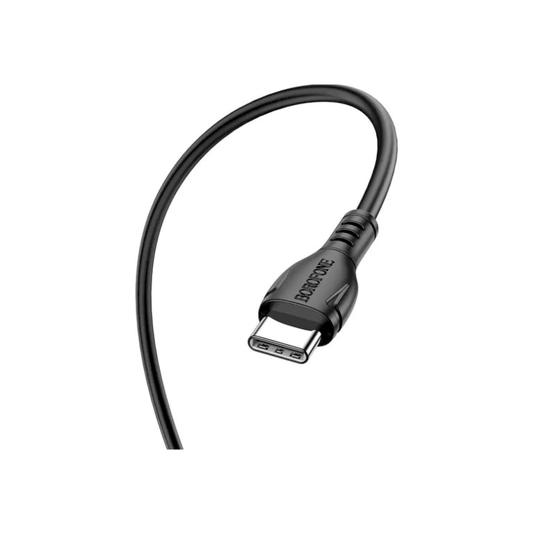 Дата кабель USB-C to USB-C 1.0m 60W Triumph BX51 black BOROFONE (6931474751669) - фото 3