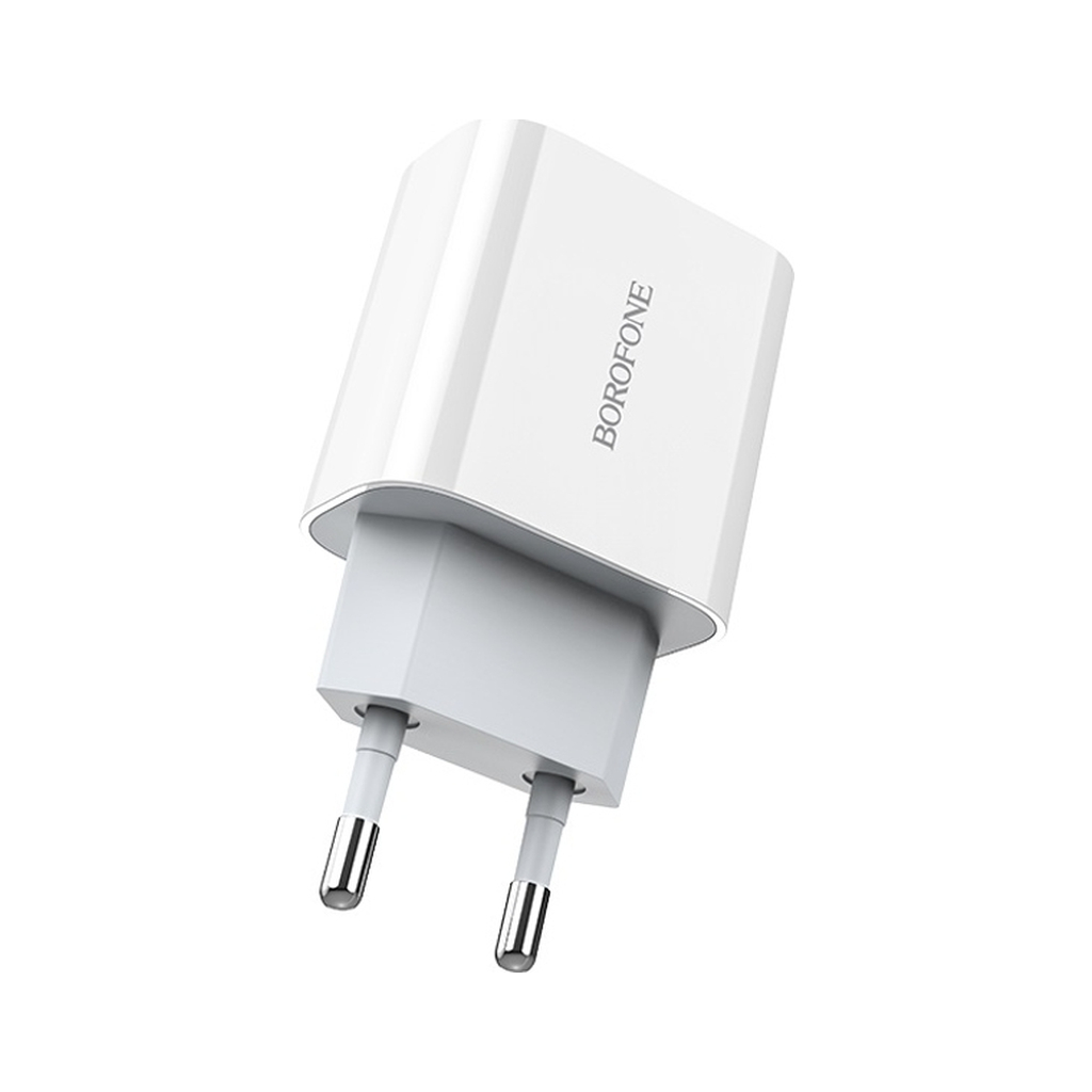 Зарядний пристрій BOROFONE BA38A Plus Speedy USB-C PD20W White (6931474746870) Зарядний пристрій BOROFONE BA38A Plus Speedy USB-C PD20W White (6931474746870)