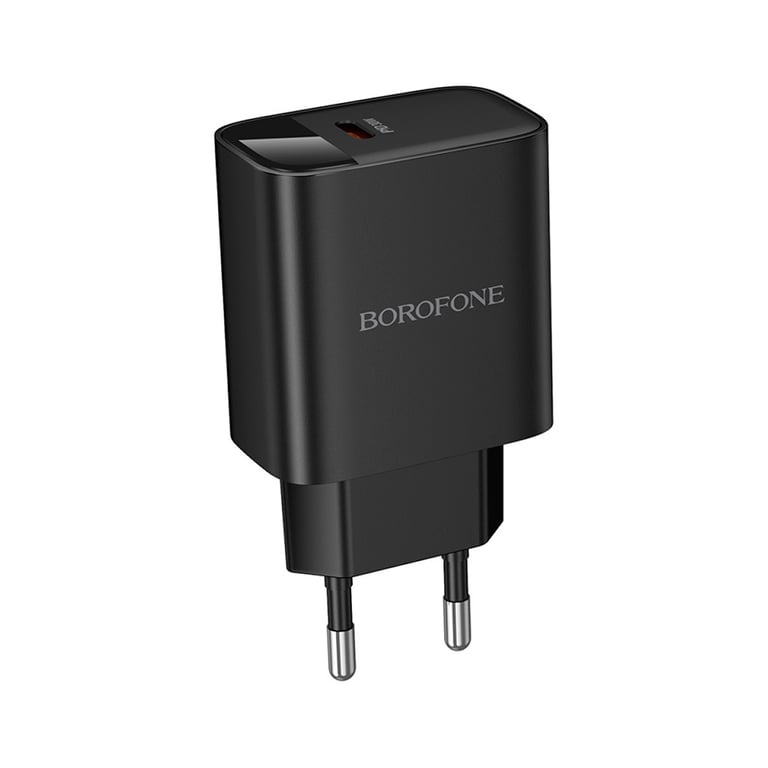 Зарядний пристрій BOROFONE BA97A Ilustre USB-C PD30W digital display Black (6941991120480) - фото 5