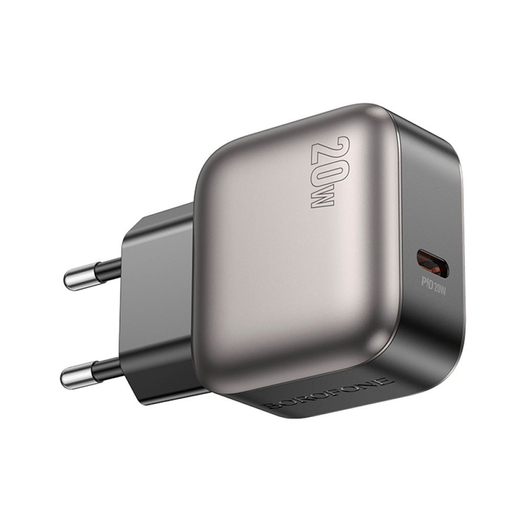 Зарядний пристрій BOROFONE BAS53A Absolute USB-C PD20W Black (6941991116179) - фото 4 Зарядний пристрій BOROFONE BAS53A Absolute USB-C PD20W Black (6941991116179) - фото 4