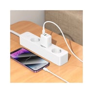 Зарядний пристрій BOROFONE BN27 Fuente 1xUSB-C PD20W + 1xUSB QC3.0 White (6941991120268) - фото 9