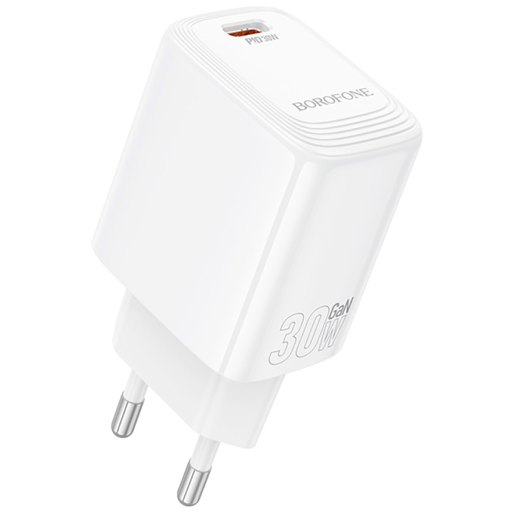 Зарядний пристрій BOROFONE BN28 Fuente USB-C PD30W White (6941991120299) Зарядний пристрій BOROFONE BN28 Fuente USB-C PD30W White (6941991120299)