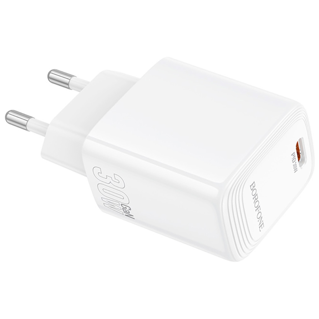 Зарядний пристрій BOROFONE BN28 Fuente USB-C PD30W White (6941991120299) - фото 2 Зарядний пристрій BOROFONE BN28 Fuente USB-C PD30W White (6941991120299) - фото 2