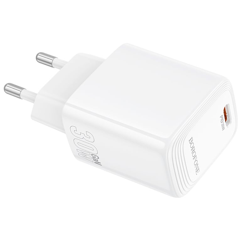 Зарядний пристрій BOROFONE BN28 Fuente USB-C PD30W White (6941991120299) - фото 2