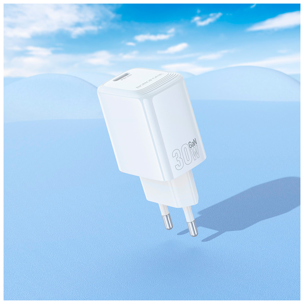 Зарядний пристрій BOROFONE BN28 Fuente USB-C PD30W White (6941991120299) - фото 8 Зарядний пристрій BOROFONE BN28 Fuente USB-C PD30W White (6941991120299) - фото 8