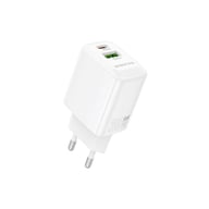 Зарядний пристрій BOROFONE BN29 Fuente 1xUSB-C PD30W + 1xUSB QC3.0 White (6941991120329) - фото 1