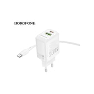 Зарядний пристрій BOROFONE BN29 Fuente 1xUSB-C PD30W + 1xUSB QC3.0 White (6941991120329) - фото 6