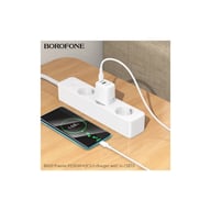 Зарядний пристрій BOROFONE BN29 Fuente 1xUSB-C PD30W + 1xUSB QC3.0 White (6941991120329) - фото 8