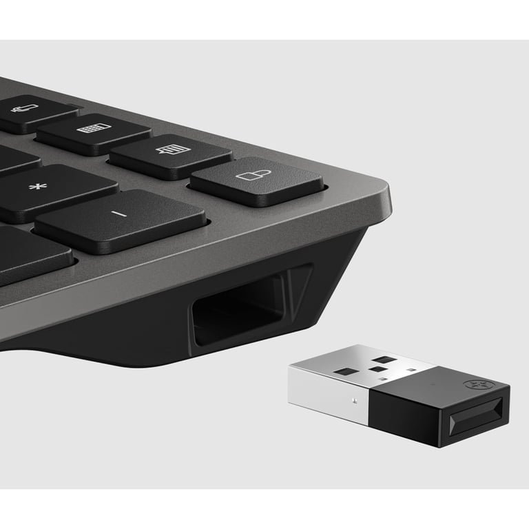 Клавіатура HP 720 Multi-Device Rechargeable Wireless/Bluetooth UA Black (9T5B1AA) - фото 8