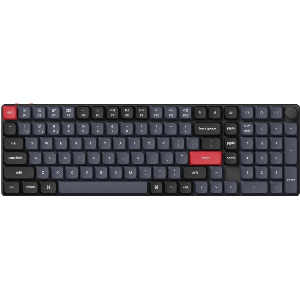 Клавіатура Keychron K17 PRO Gateron MX 2.0 Red QMK Hot-swap Wireless/Bluetooth/USB-А UA Black (K17P-H1-UA) - фото 2 Клавіатура Keychron K17 PRO Gateron MX 2.0 Red QMK Hot-swap Wireless/Bluetooth/USB-А UA Black (K17P-H1-UA) - фото 2