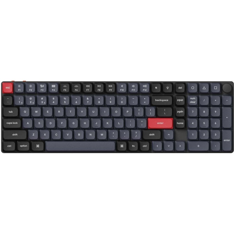 Клавіатура Keychron K17 PRO Gateron MX 2.0 Red QMK Hot-swap Wireless/Bluetooth/USB-А UA Black (K17P-H1-UA) - фото 2