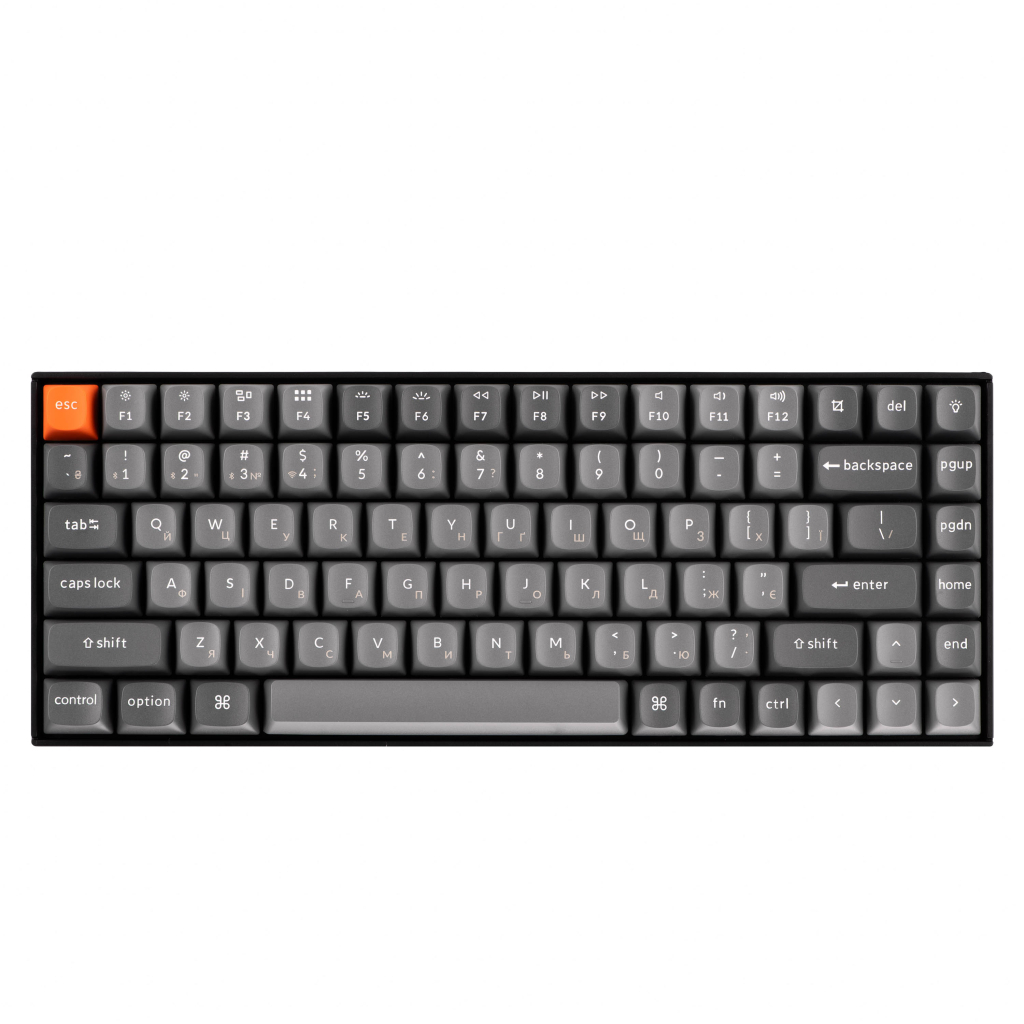 Клавіатура Keychron K2 Max K Super Red Hot-Swap QMK Wireless/Bluetooth/USB-А UA Black (K2M-J1-UA) - фото 1 Клавіатура Keychron K2 Max K Super Red Hot-Swap QMK Wireless/Bluetooth/USB-А UA Black (K2M-J1-UA) - фото 1