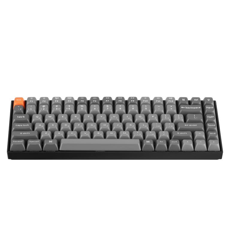 Клавіатура Keychron K2 Max K Super Red Hot-Swap QMK Wireless/Bluetooth/USB-А UA Black (K2M-J1-UA) - фото 5