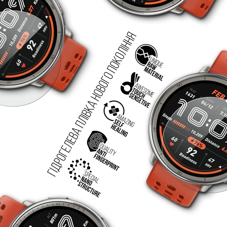 Плівка захисна Armorstandart Amazfit Active 2 6 шт. (ARM84396) - фото 2