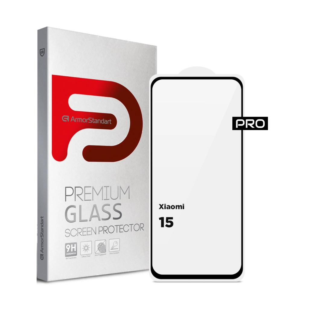 Скло захисне Armorstandart ArmorStandart Pro Xiaomi 15 Black (ARM82376) - фото 1