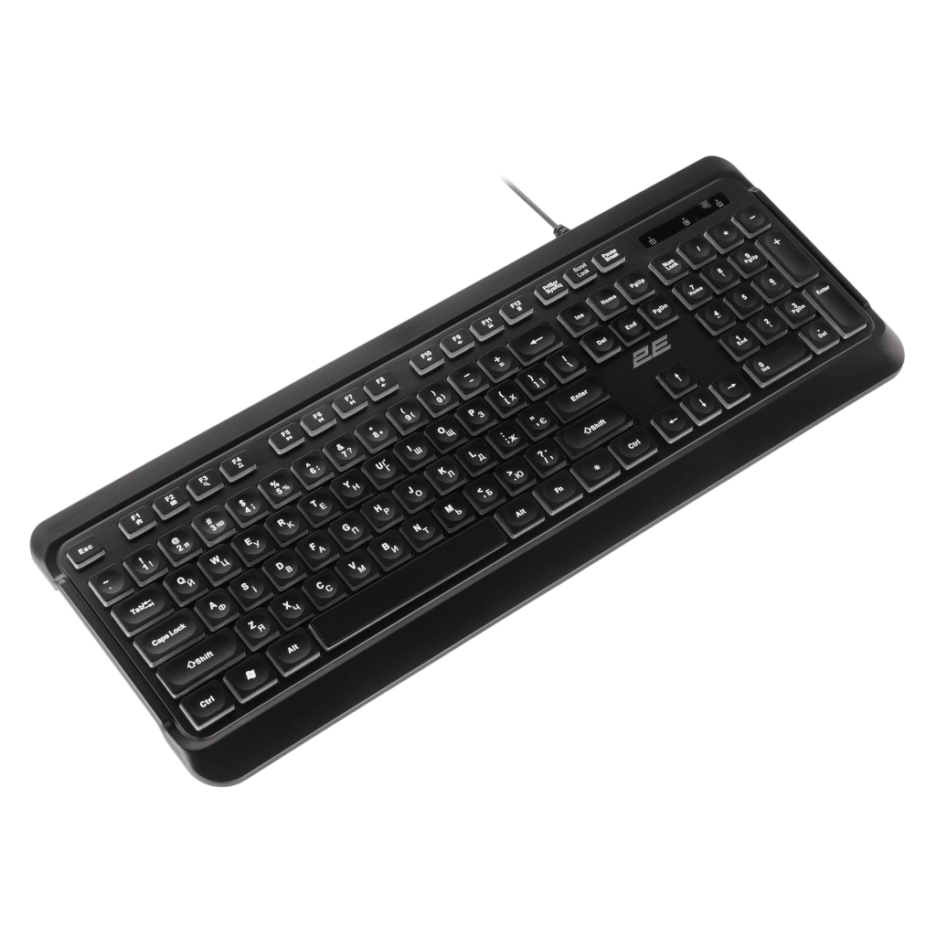 Клавіатура 2E 2E KS120 USB-A Black (2E-KS120UB_UA) - фото 12 Клавіатура 2E 2E KS120 USB-A Black (2E-KS120UB_UA) - фото 12