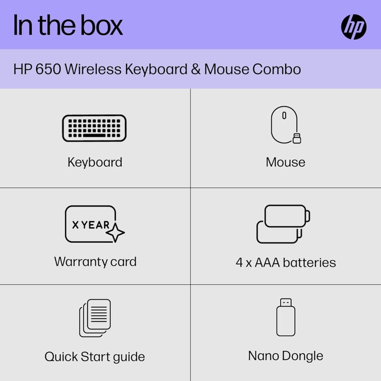 Комплект HP 650 Wireless UA Black (4R013AA) - фото 12