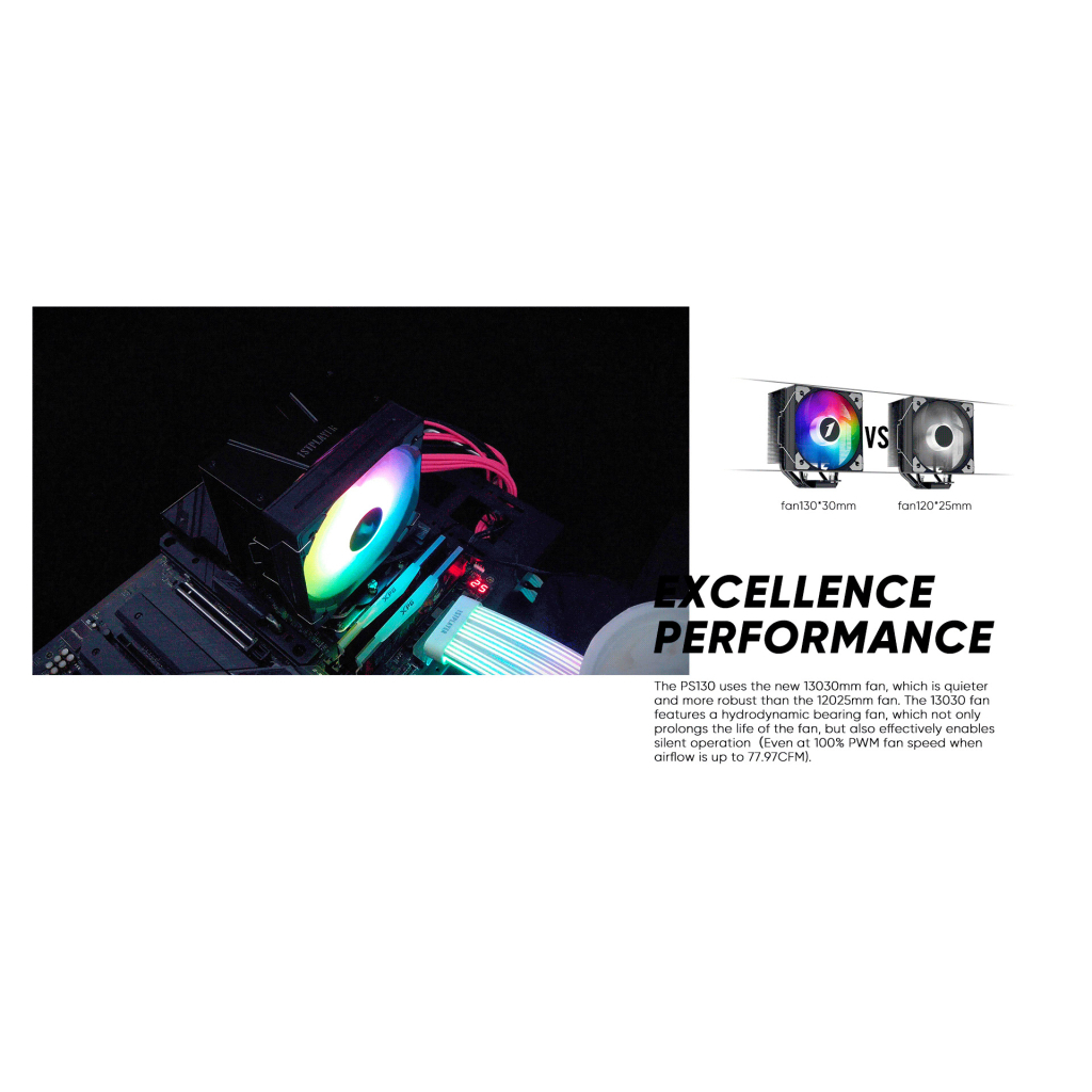 Кулер до корпусу Gamemax FN12A-N2-W - фото 4 Кулер до корпусу Gamemax FN12A-N2-W - фото 4