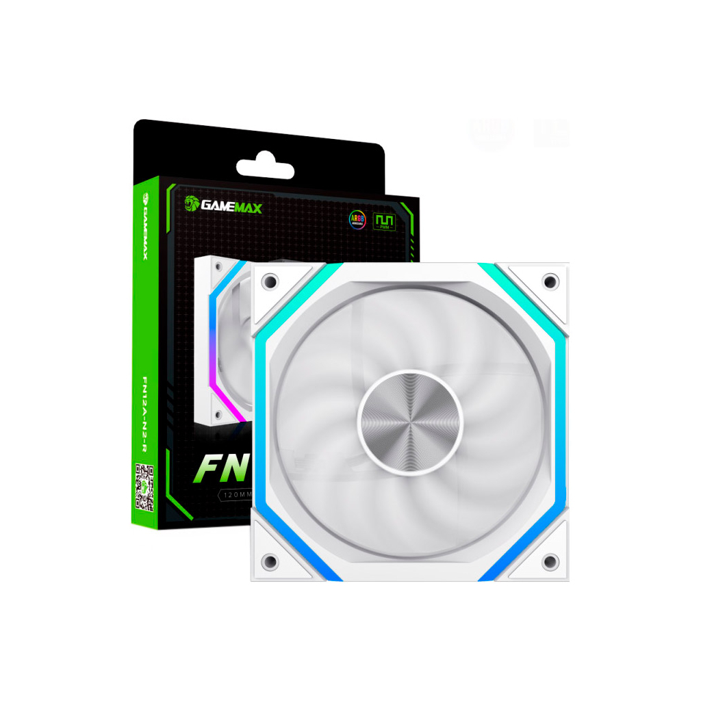 Кулер до корпусу Gamemax FN12A-N2-W - фото 7 Кулер до корпусу Gamemax FN12A-N2-W - фото 7