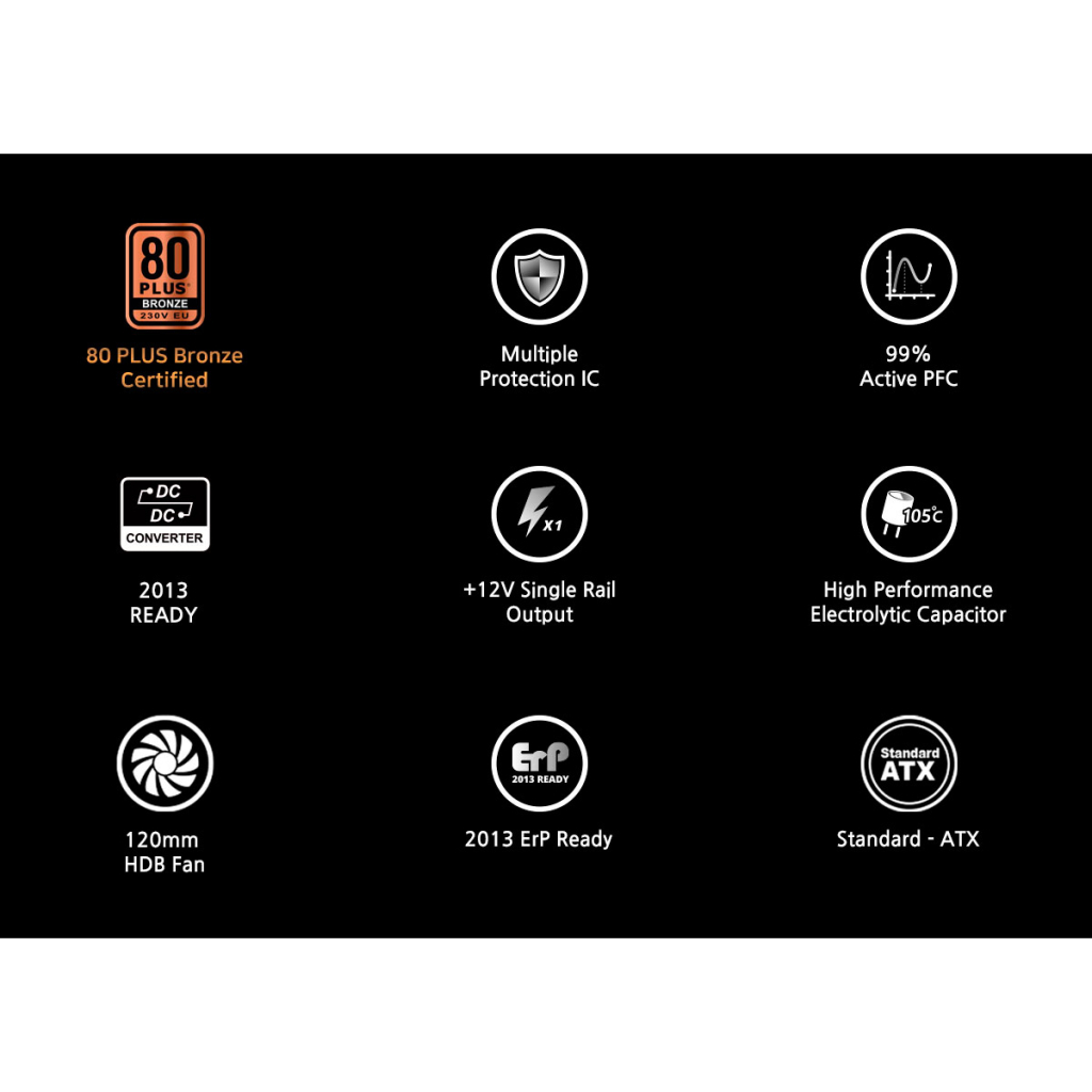 Блок живлення Zalman 600W (ZM600-GV2SE) - фото 6 Блок живлення Zalman 600W (ZM600-GV2SE) - фото 6