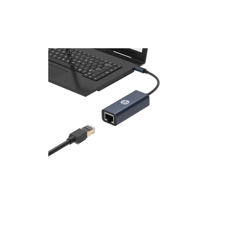 Адаптер USB-C to RJ45 Ethernet 1000Mbps blue HP (DHC-CT208) - фото 2
