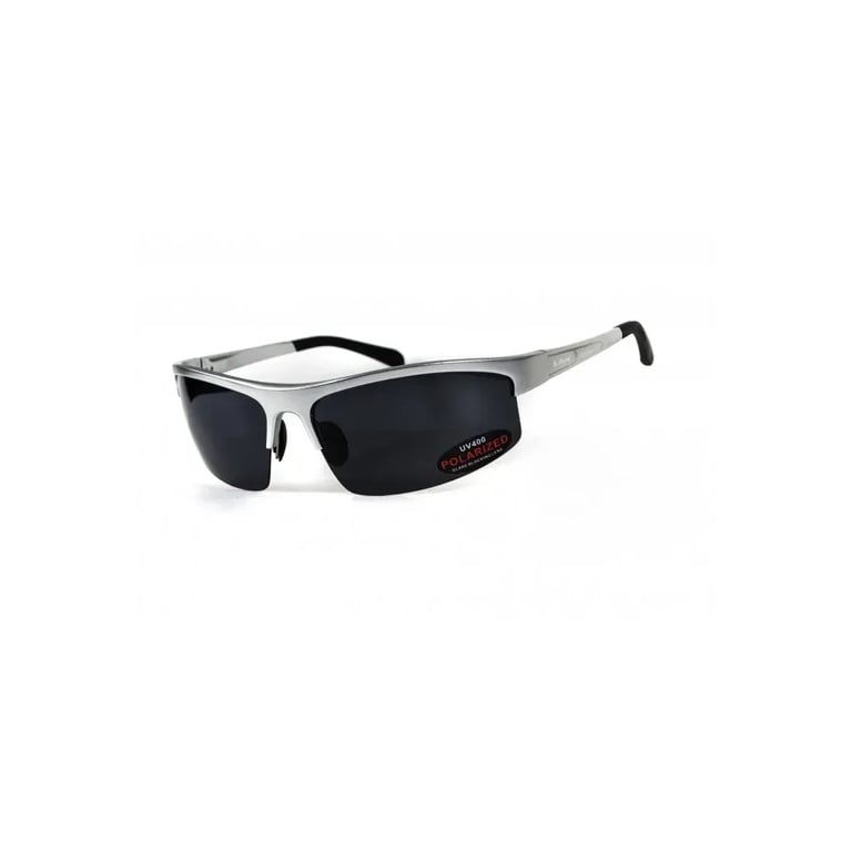 Сонцезахисні окуляри BluWater Alumination-5 Silver Polarized Сірі (4АЛЮМ5-С20П) - фото 1